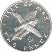 2 Pence - Elizabeth II Shearwater, United Kingdom, 1976-1979 reverse image