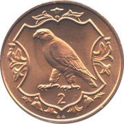 2 Pence - Elizabeth II Quincentenary of the College of Arms, United Kingdom, 1984 reverse image