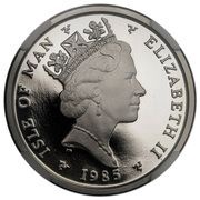 2 Pence - Elizabeth II Peregrine Falcon; Platinum Proof obverse image