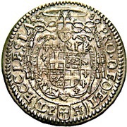 6 Kreuzers - Frederick of Hesse-Darmstadt, Bohemia, 1679-1680 reverse image