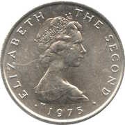 5 New Pence - Elizabeth II 2nd portrait obverse image