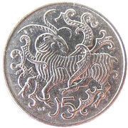5 Pence - Elizabeth II 2nd portrait, United Kingdom, 1980-1983 reverse image
