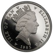 5 Pence - Elizabeth II Quincentenary of the College of Arms; Platinum Proof Issue obverse image