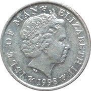 5 Pence - Elizabeth II 4th portrait; Golf obverse image