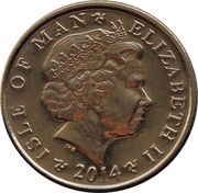 5 Pence - Elizabeth II 4th portrait, plated steel obverse image