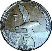 5 Pence - Charles III reverse image