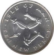 10 New Pence - Elizabeth II 2nd portrait, United Kingdom, 1975 reverse image