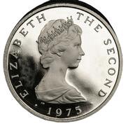 10 New Pence - Elizabeth II 2nd portrait; Platinum Proof obverse image