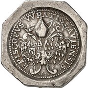 1 Thaler - Charles Ferdinand Vasa Klippe, Bohemia, 1632 reverse image