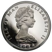 10 Pence - Elizabeth II Quincentenary of the College of Arms; Platinum Proof obverse image
