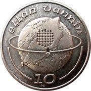 10 Pence - Elizabeth II 3rd portrait, United Kingdom, 1988-1992 reverse image