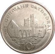 10 Pence - Elizabeth II 4th portrait, United Kingdom, 2000-2003 reverse image