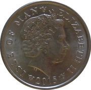 10 Pence - Elizabeth II 4th portrait, plated steel obverse image