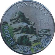10 Pence - Charles III North York Moors, United Kingdom, 2023 reverse image