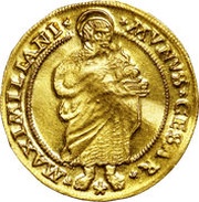 1 Ducat - Balthasar of Promnitz, Bohemia, 1541-1552 reverse image