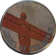 10 Pence - Charles III The Angel of the North, United Kingdom, 2023 reverse image