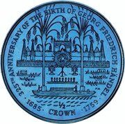 ½ Crown - Elizabeth II Georg F. Händel reverse image