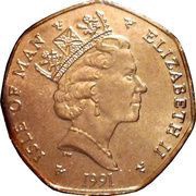 20 Pence - Elizabeth II 3rd portrait obverse image