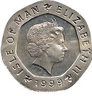 20 Pence - Elizabeth II 4th portrait obverse image