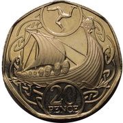 20 Pence - Elizabeth II 5th portrait, United Kingdom, 2017-2021 reverse image
