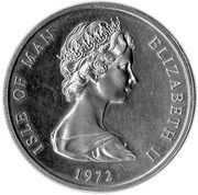 25 Pence - Elizabeth II Royal Wedding Anniversary obverse image