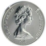 1 Crown - Elizabeth II Winston Churchill obverse image