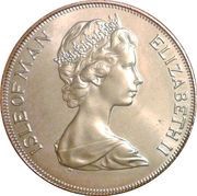 25 Pence - Elizabeth II Manx Cat obverse image