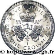 1 Crown - Elizabeth II Silver Jubilee; silver issue, United Kingdom, 1977 reverse image
