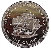 1 Crown - Elizabeth II Tynwald, United Kingdom, 1979 reverse image