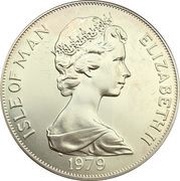 1 Crown - Elizabeth II Tynwald obverse image