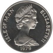 1 Crown - Elizabeth II Tynwald; silver issue obverse image