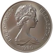 1 Crown - Elizabeth II Derby; Silver issue obverse image