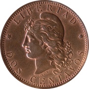 2 Centavos reverse image