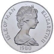 1 Crown - Elizabeth II Derby; Platinum Proof obverse image