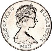 1 Crown - Elizabeth II Lake Placid Olympics obverse image