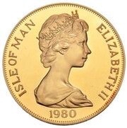 1 Crown - Elizabeth II Olympics; Gold Proof obverse image