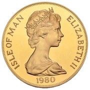 1 Crown - Elizabeth II Olympics; Gold Proof obverse image