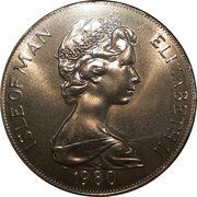 1 Crown - Elizabeth II Moscow Olympics obverse image