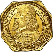 3 Ducats - Charles Ferdinand Vasa Klippe obverse image
