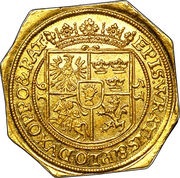 3 Ducats - Charles Ferdinand Vasa Klippe reverse image
