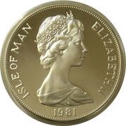 1 Crown - Elizabeth II Beethoven; Silver Proof obverse image