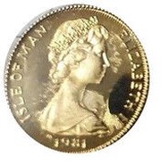 1 Crown - Elizabeth II Beethoven; Gold Proof 9ct obverse image