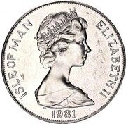 1 Crown - Elizabeth II Sir Douglas Bader obverse image