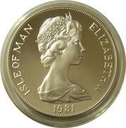 1 Crown - Elizabeth II Sir Douglas Bader; Silver Proof obverse image