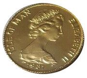 1 Crown - Elizabeth II Sir Douglas Bader; Gold Proof 9ct obverse image