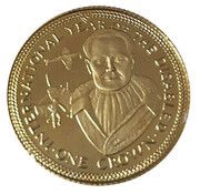1 Crown - Elizabeth II Sir Douglas Bader; Gold Proof 9ct, United Kingdom, 1981 reverse image