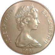 1 Crown - Elizabeth II Royal Wedding obverse image