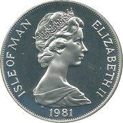1 Crown - Elizabeth II Royal Wedding; Silver issue obverse image