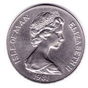 1 Crown - Elizabeth II Wedding, 2nd variety obverse image