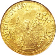 10 Ducats - Charles Ferdinand Vasa, Bohemia, 1639 reverse image